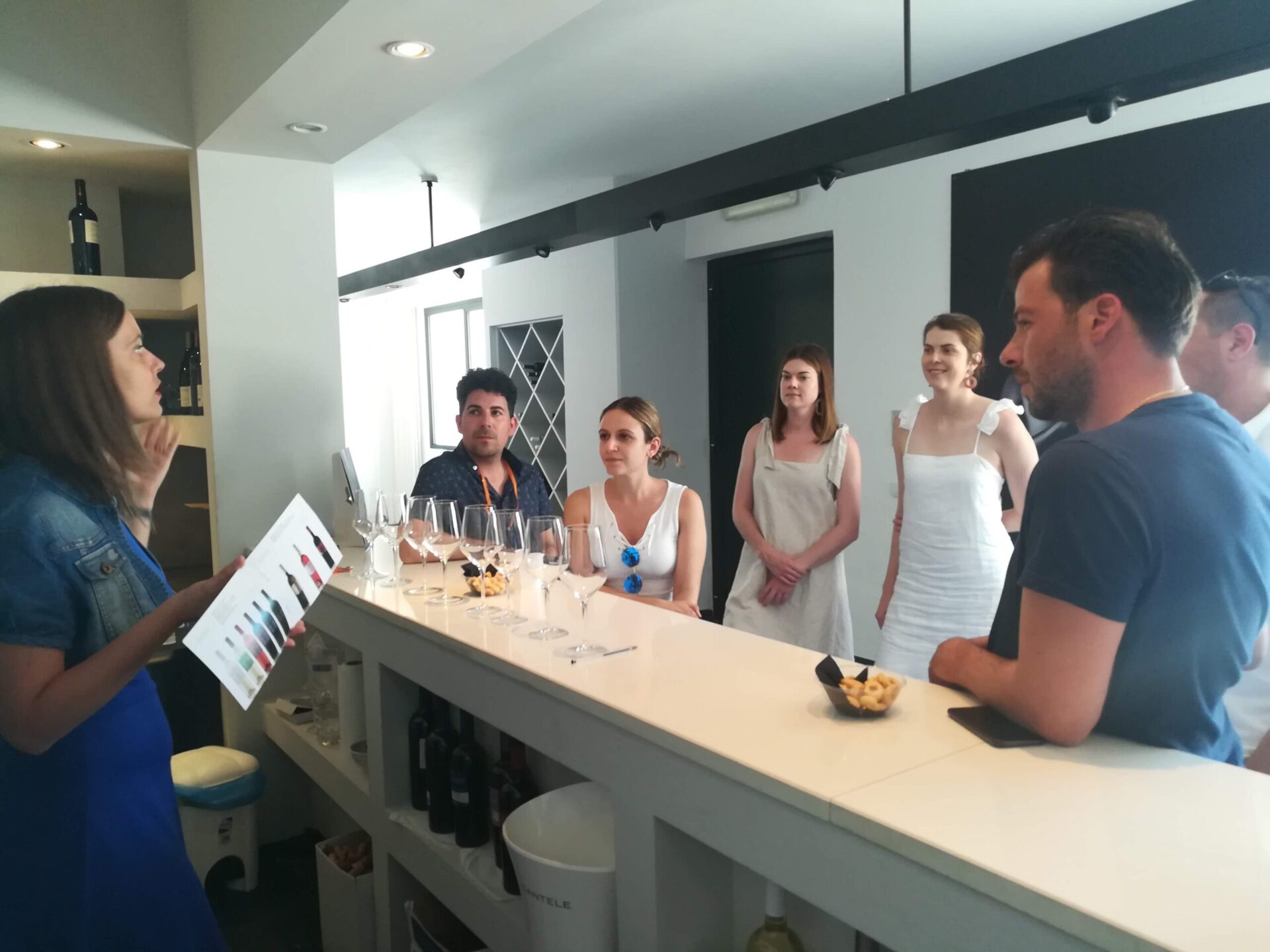 Cantele Winery tasting room during Salento Wine Tour