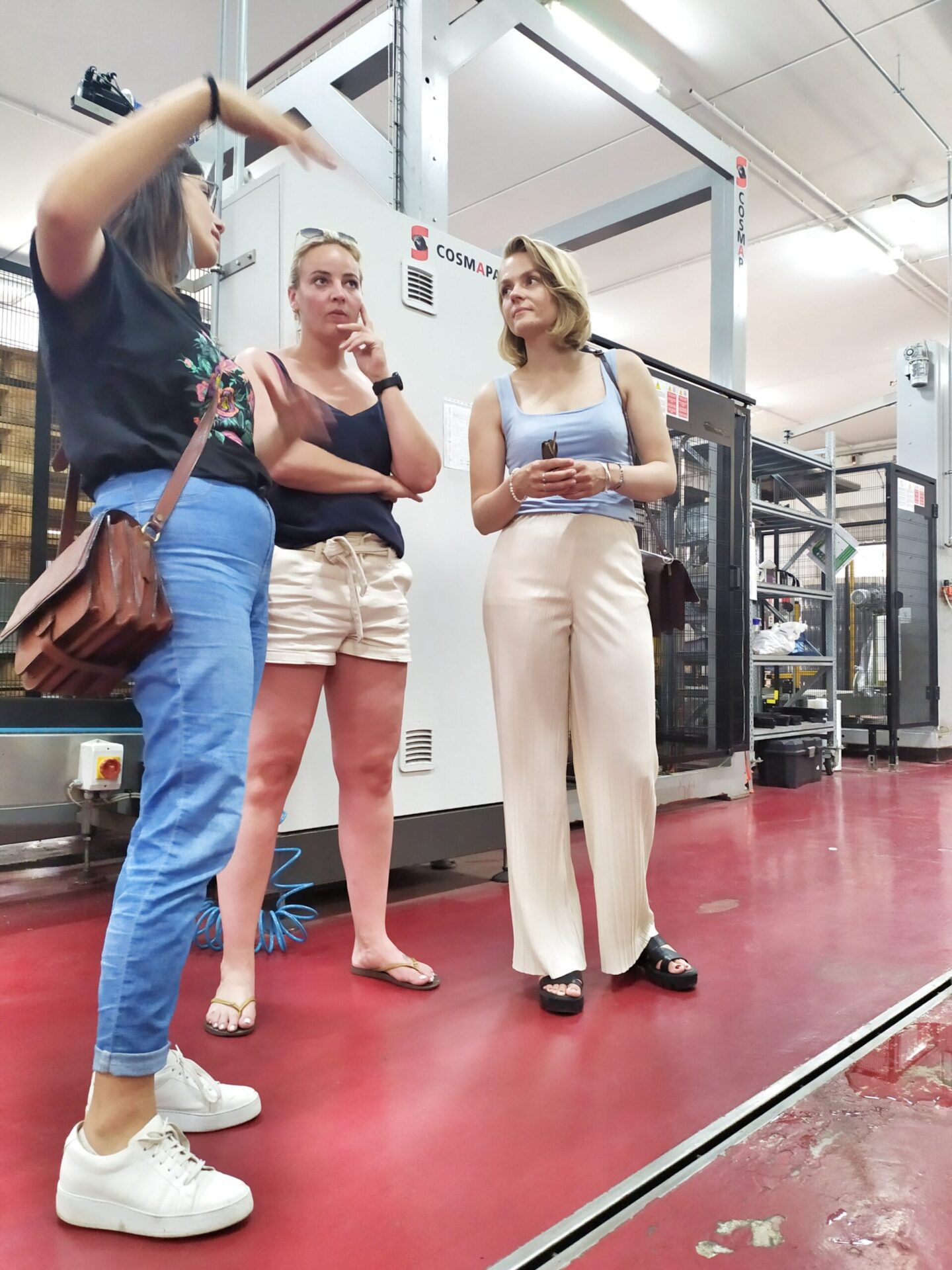 Bottling line tour at Paolo Leo Winery