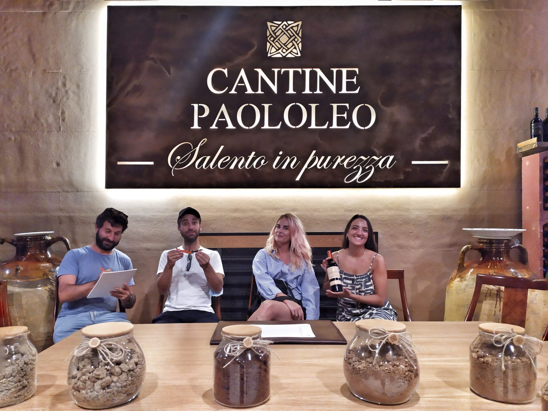 Guided wine tasting experience at Paolo Leo Winery in Salento with expert sommelier